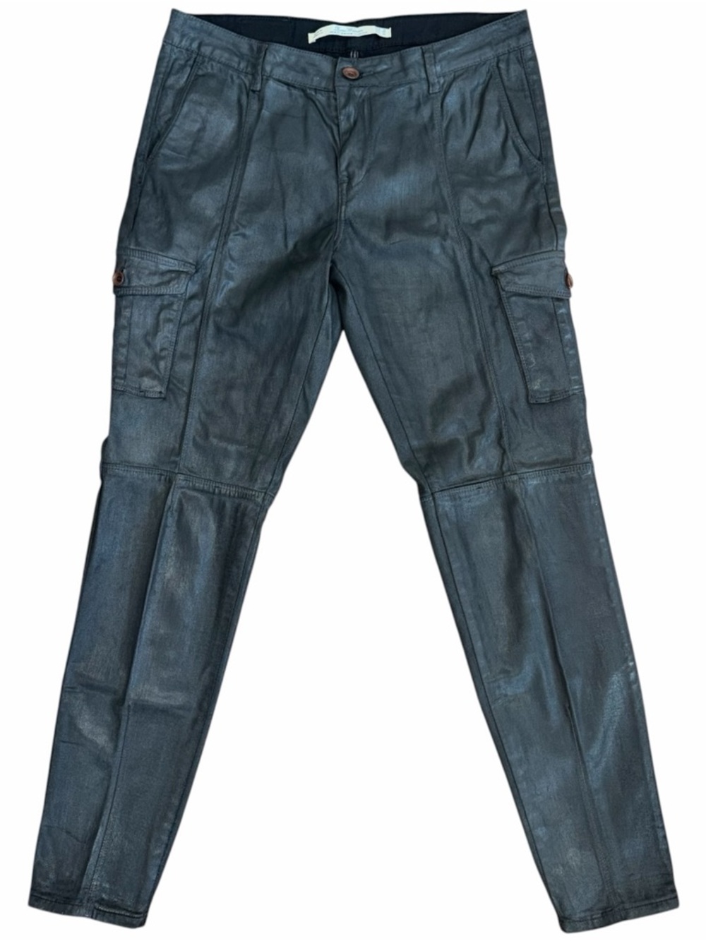 Zara Metallic Slim Fit Jeans Pants